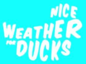 logo Nice Weather For Ducks